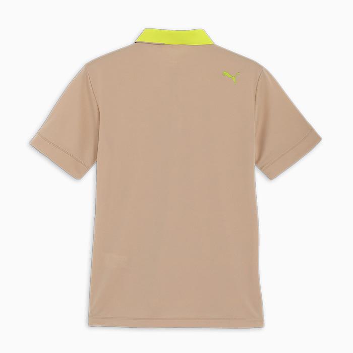 PUMA プーマ ゴルフ ストレッチ カノコ Pロゴ クレリック 半袖 PUMA プーマ ゴルフ ストレッチ カノコ Pロゴ クレリック 半袖