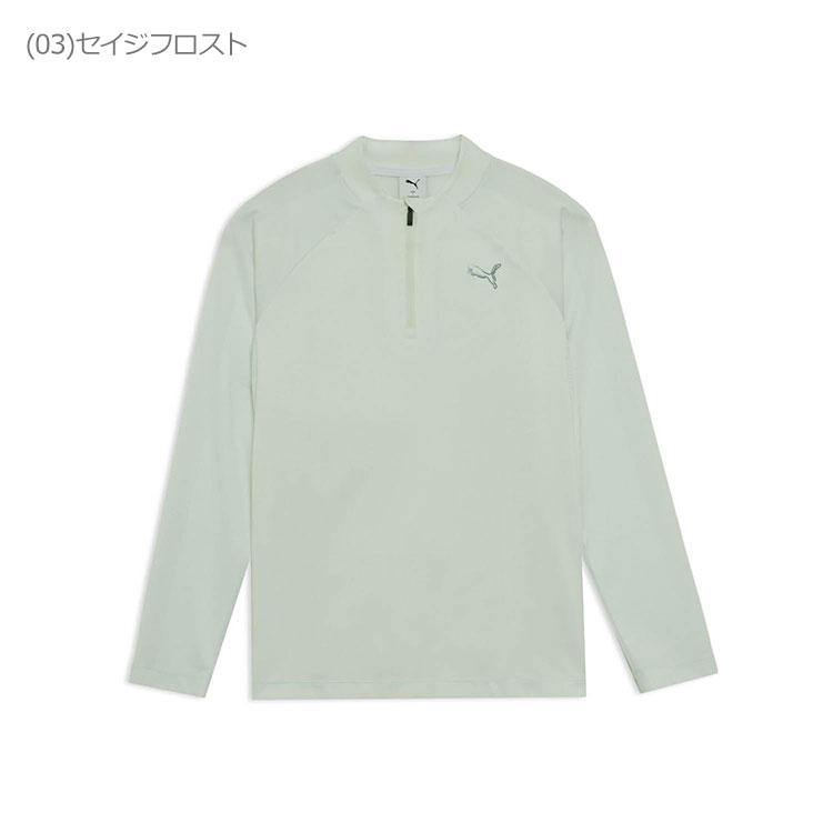 PUMA（プーマ） ゴルフ シャドウキャット ジップモックネック 長袖