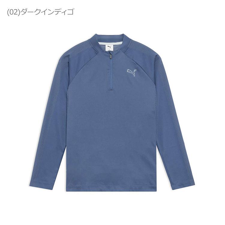 PUMA（プーマ） ゴルフ シャドウキャット ジップモックネック 長袖