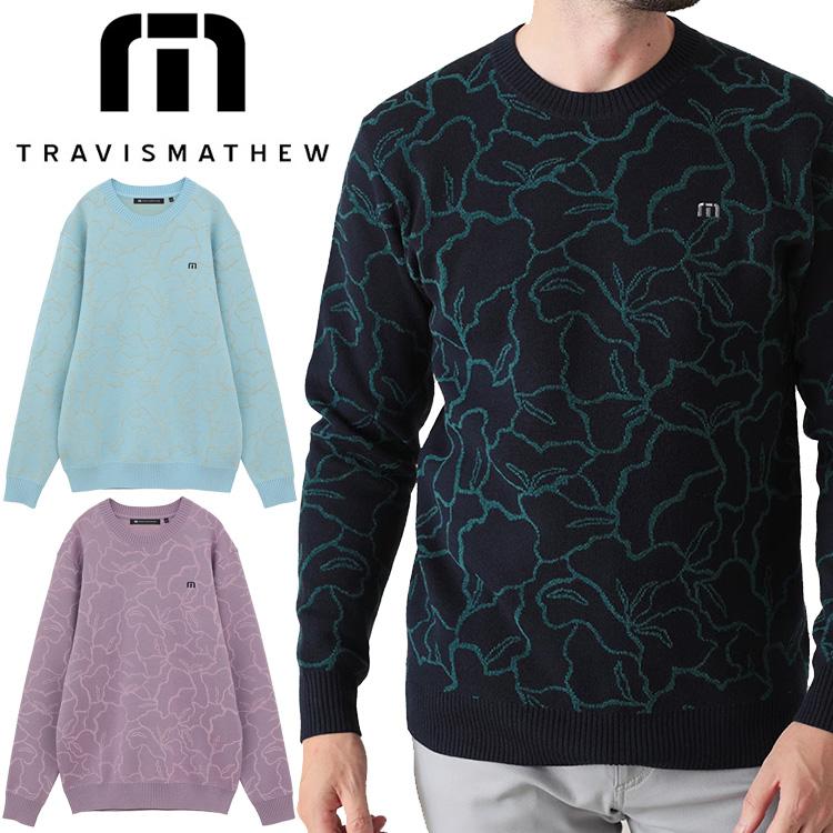 TRAVISMATHEW トラビスマシュー ラインアート ジャカードセーター