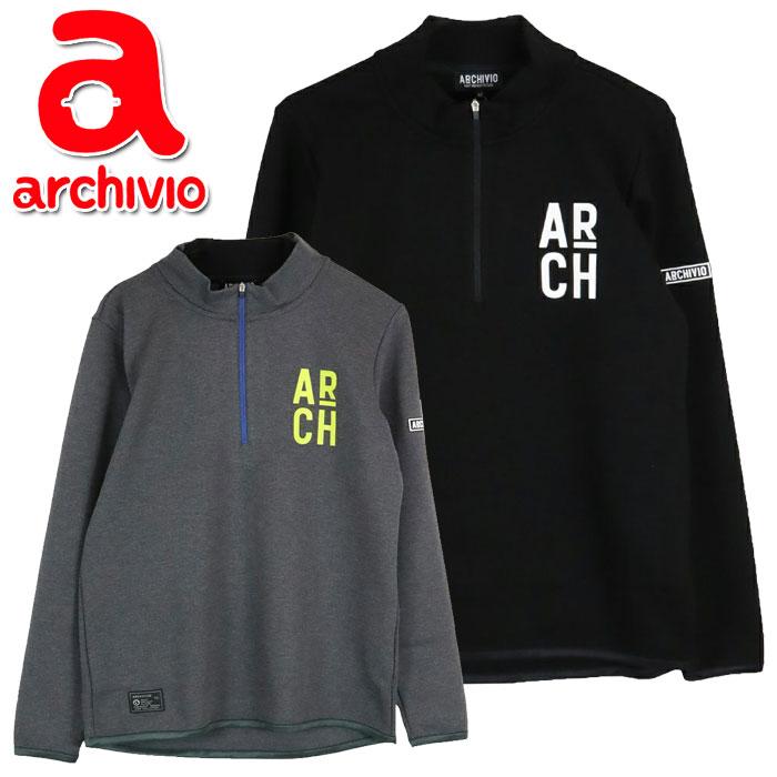 アルチビオ ゴルフウェア ハイネックプルオーバー ハーフジップ 長袖  