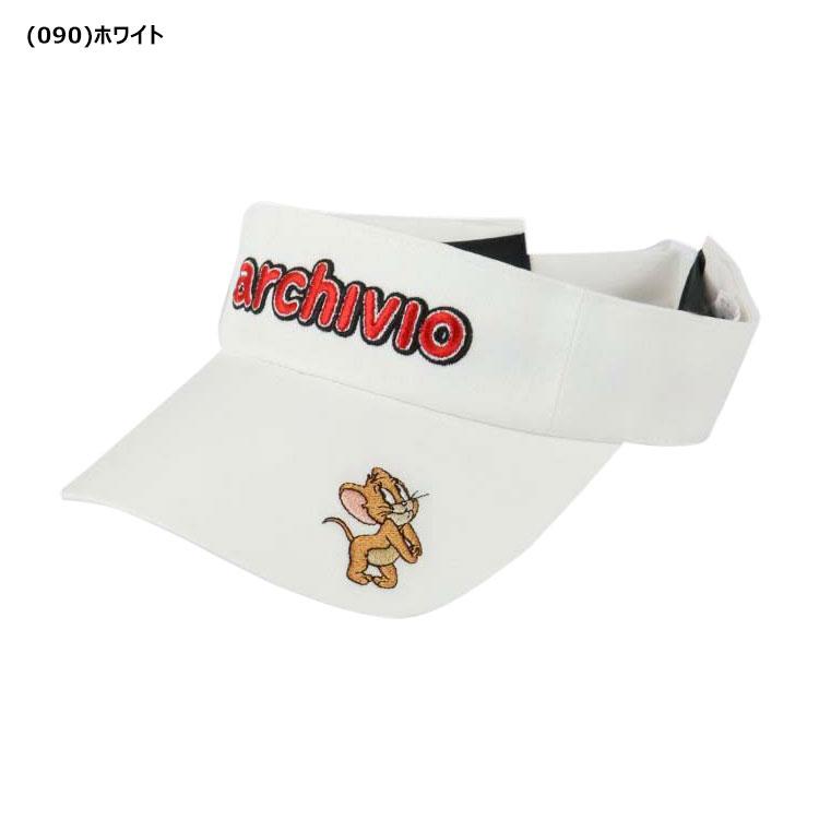 アルチビオ トムとジェリー 春夏 ゴルフ サンバイザー 帽子 レディース A370123 archivio（アルチビオ） トムとジェリー 春夏 ゴルフ サンバイザー