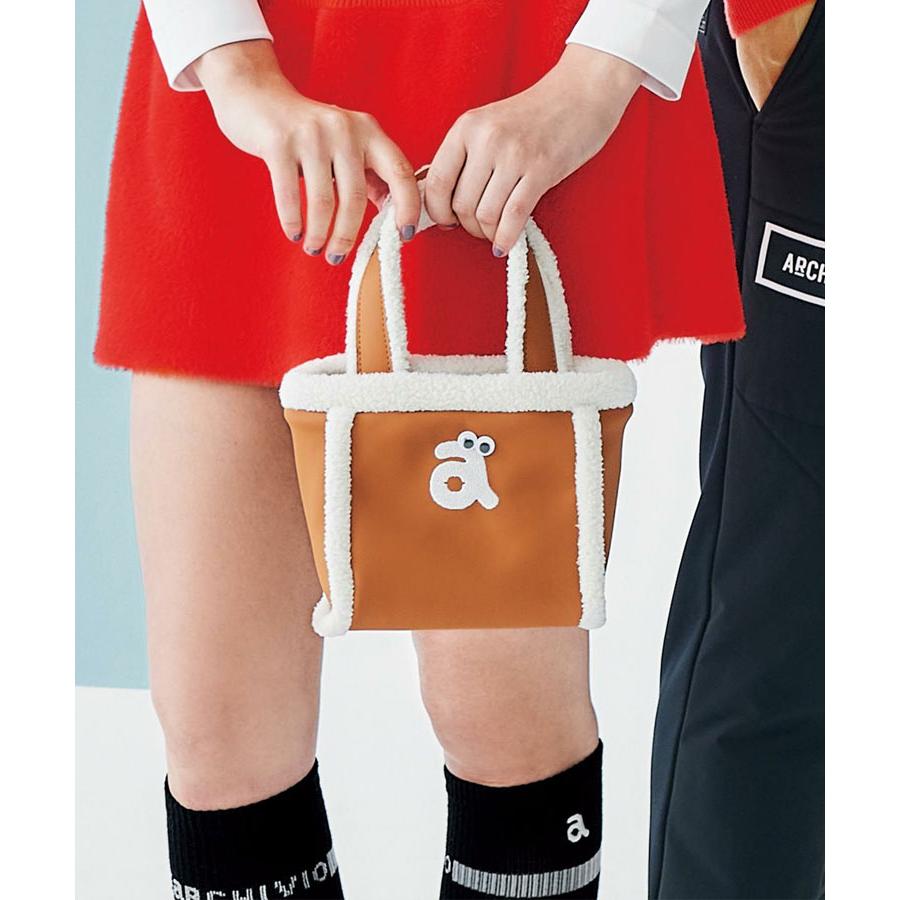 アルチビオ 秋冬 ゴルフ ボアパイピングバッグ カートバッグ ゴルフバッグ レディース A410915 archivio（アルチビオ） 秋冬 ゴルフ ボアパイピングバッグ カート