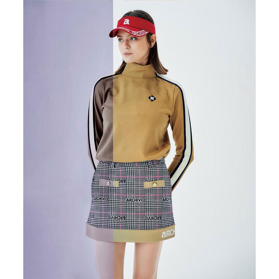 美品⛳️ アルチビオ スカート 36 バイカラーデザイン セール】<LADIES>バイカラーフレアニットスカート【2024年春夏