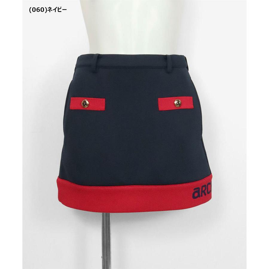archivio（アルチビオ） 秋冬 ゴルフ UV速乾裾切替スカート レディース