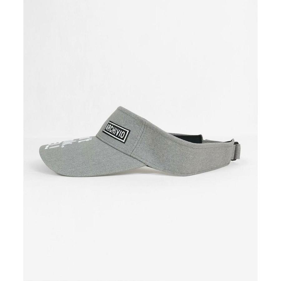 archivio（アルチビオ） 秋冬 ゴルフ 刺繍サンバイザー 帽子 メンズ