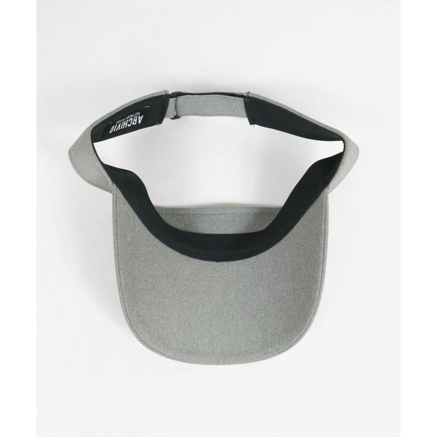 archivio（アルチビオ） 秋冬 ゴルフ 刺繍サンバイザー 帽子 メンズ