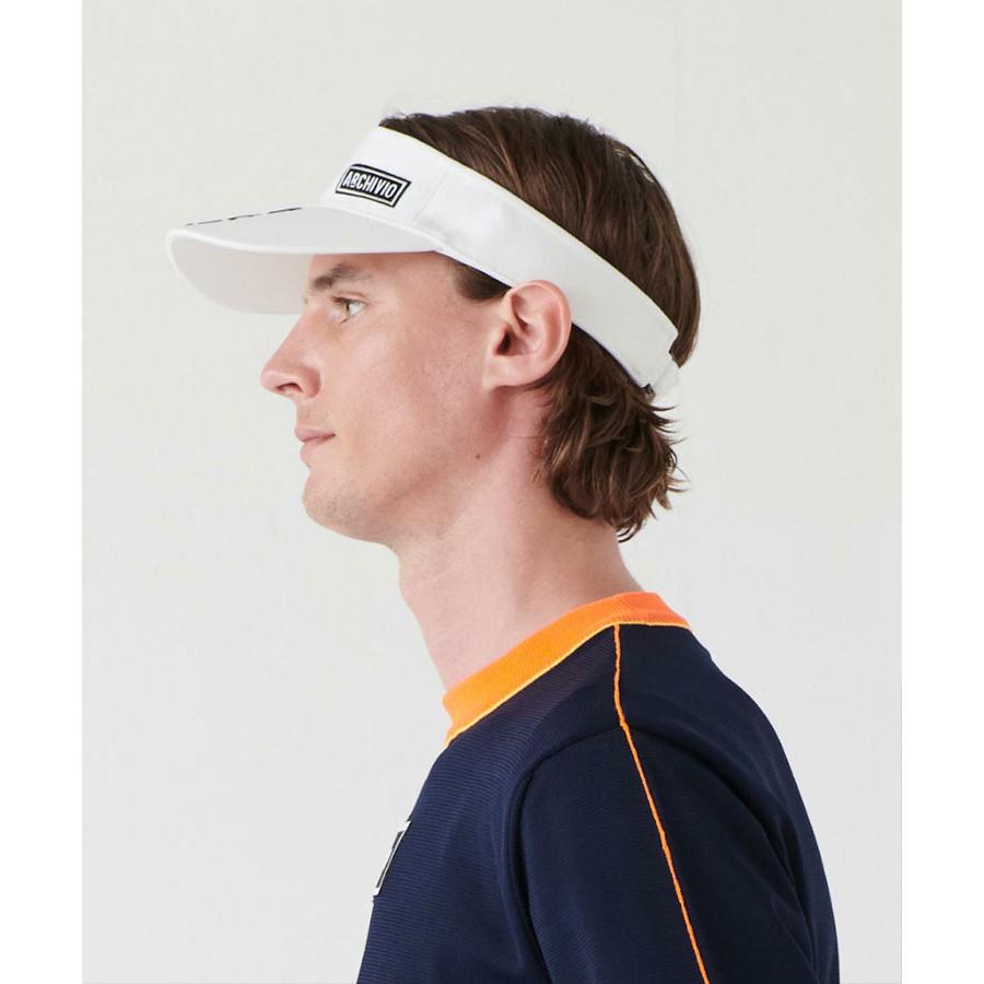 archivio（アルチビオ） 秋冬 ゴルフ 刺繍サンバイザー 帽子 メンズ