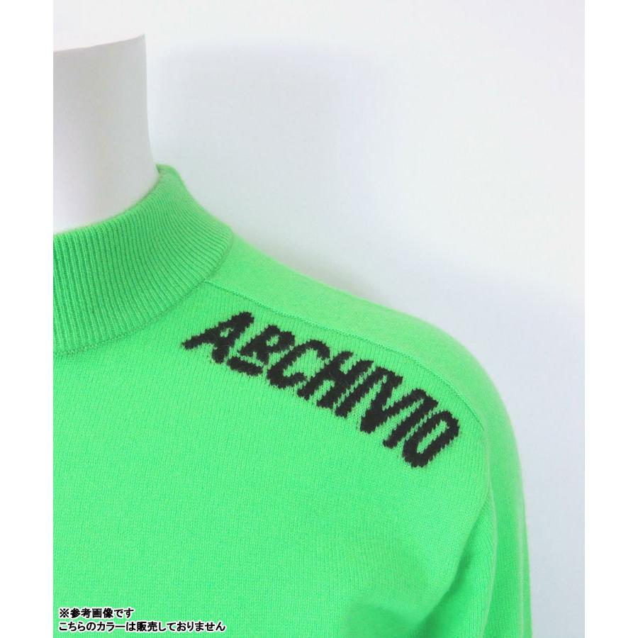 archivio（アルチビオ） 秋冬 ゴルフ カシミヤ100％肩ロゴニット 長袖
