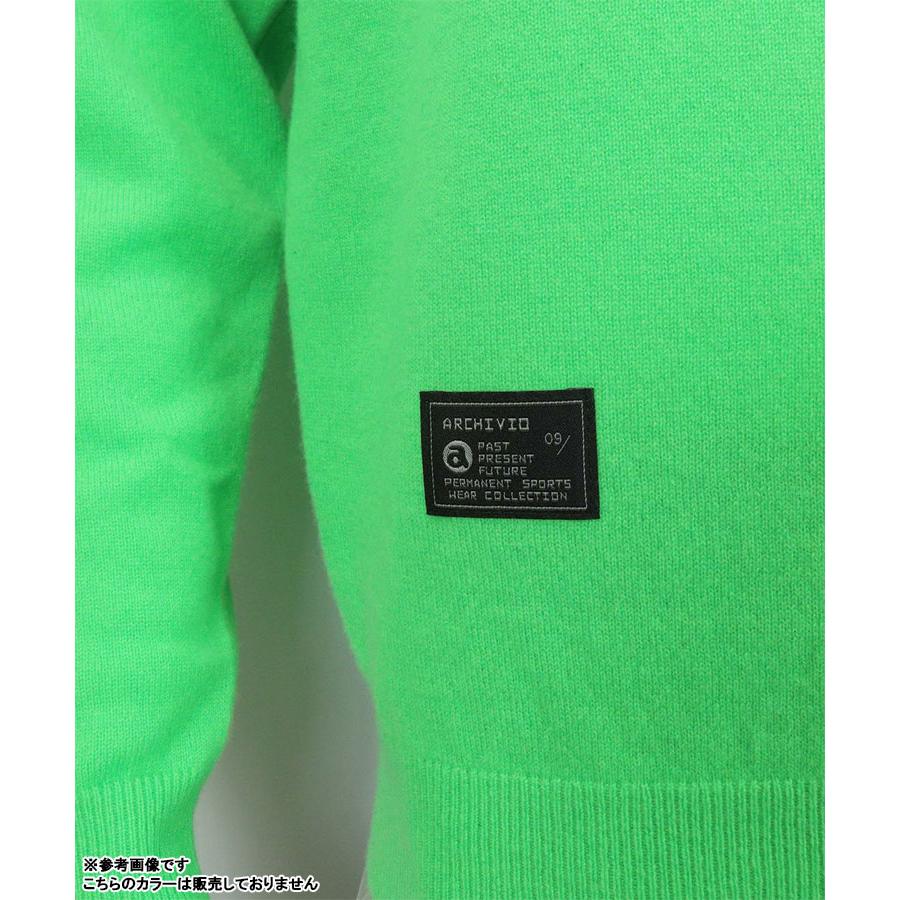 archivio（アルチビオ） 秋冬 ゴルフ カシミヤ100％肩ロゴニット 長袖