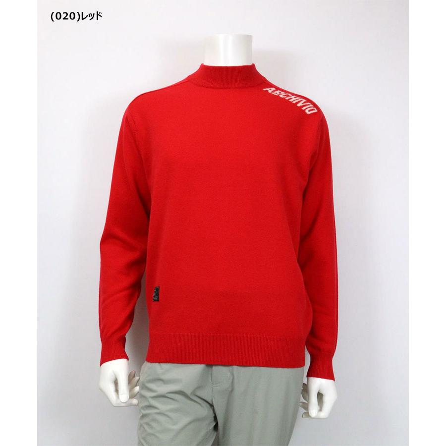 archivio（アルチビオ） 秋冬 ゴルフ カシミヤ100％肩ロゴニット 長袖