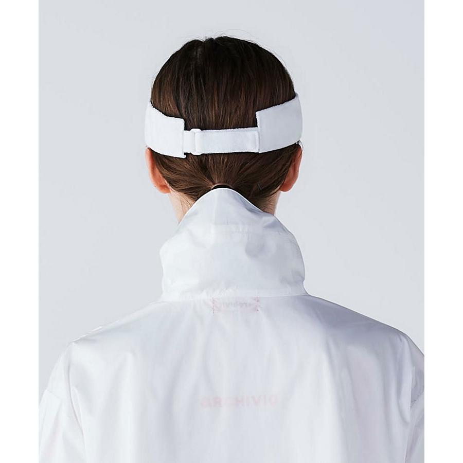 archivio アルチビオ 春夏 ゴルフ 刺繍パイル地サンバイザー