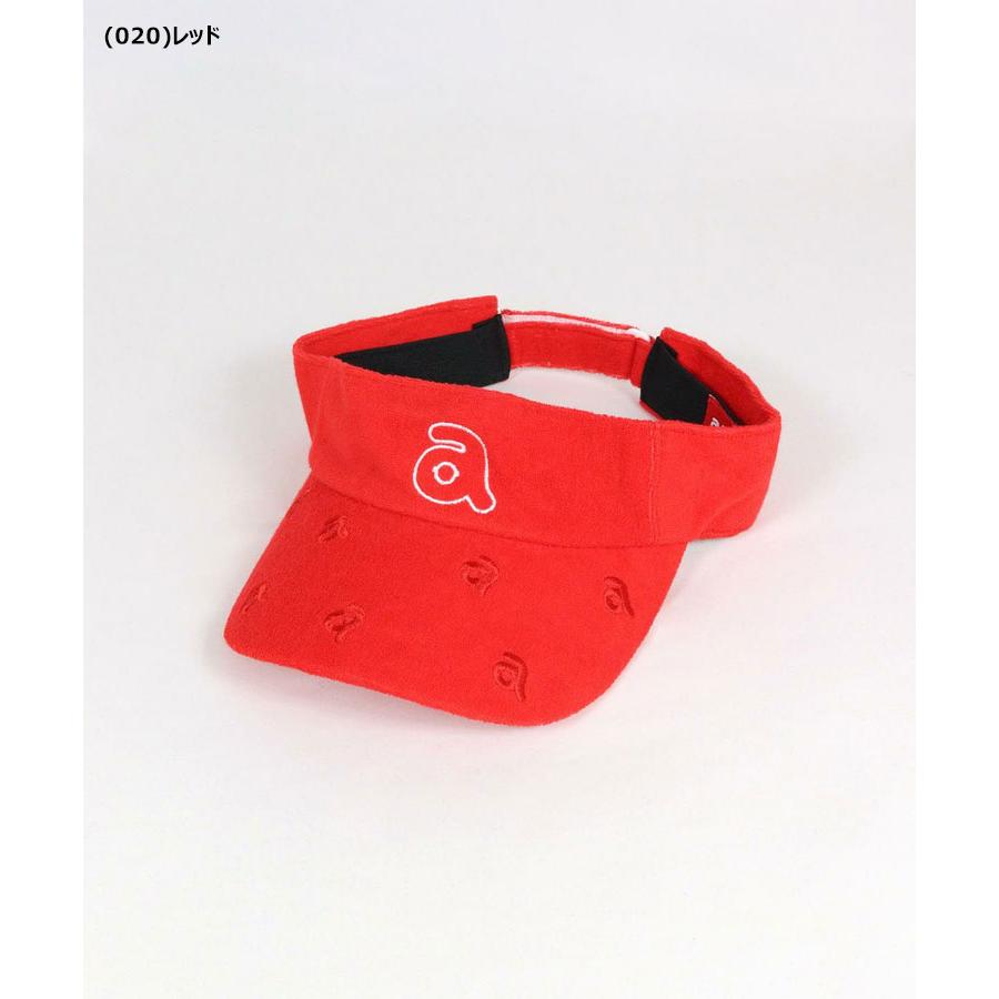 archivio（アルチビオ） 春夏 ゴルフ 刺繍パイル地サンバイザー