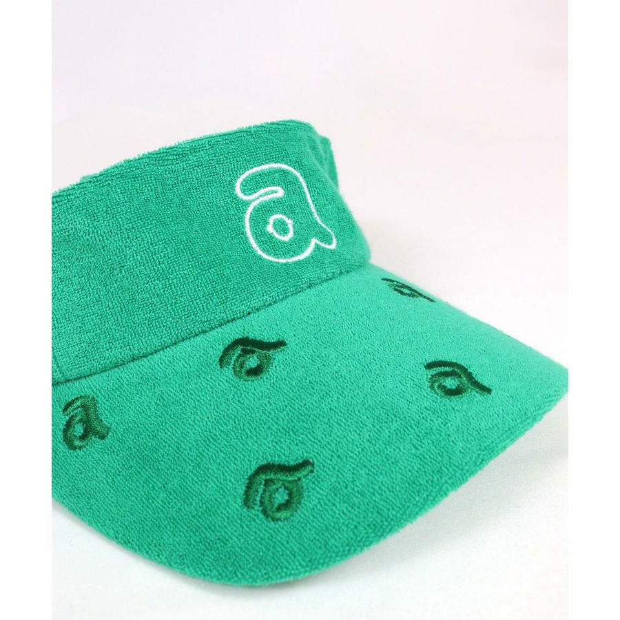 archivio（アルチビオ） 春夏 ゴルフ 刺繍パイル地サンバイザー