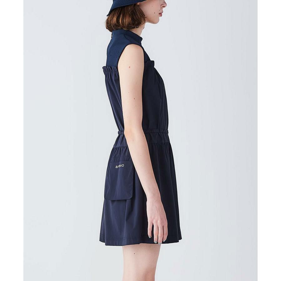 archivio（アルチビオ） 春夏 ゴルフ レイヤード風ギャザーワンピース