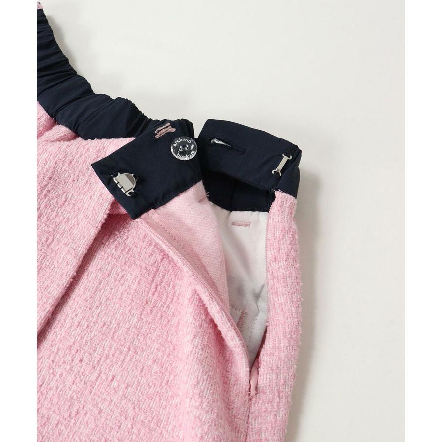 アルチビオ　ショートパンツ　ゴルフウエア archivio アルチビオ 春夏 ゴルフ ツイード風ショートパンツ