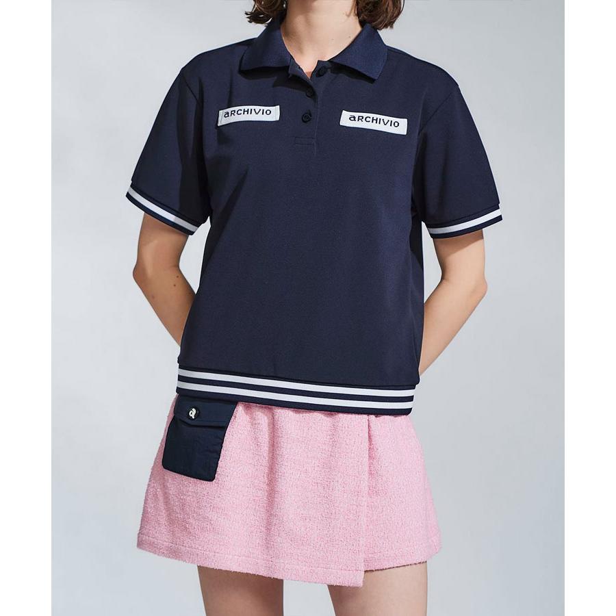 美品★ARCHIVIO★アルチビオ★ウールフレアショートパンツ★ブラック　40 archivio（アルチビオ） 春夏 ゴルフ ツイード風ショートパンツ