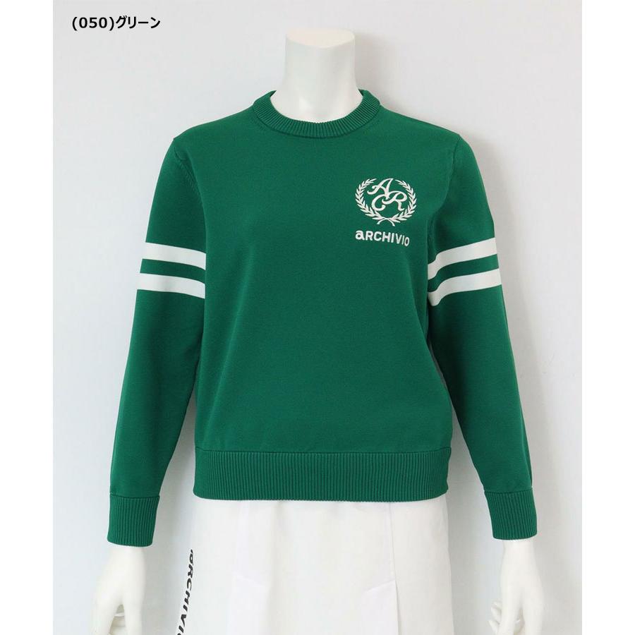 archivio（アルチビオ） 春夏 ゴルフ エンブレム風ロゴニット