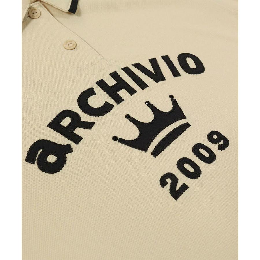 archivio（アルチビオ） 春夏 ゴルフ パフスリーブUVポロシャツ