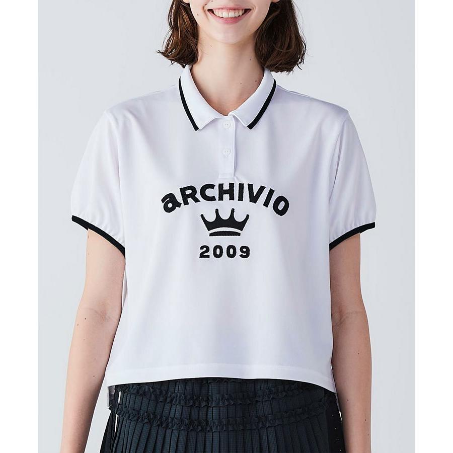 archivio（アルチビオ） 春夏 ゴルフ パフスリーブUVポロシャツ
