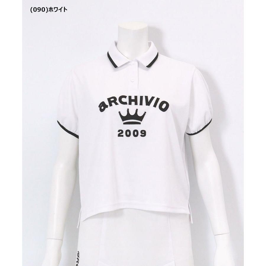 archivio（アルチビオ） 春夏 ゴルフ パフスリーブUVポロシャツ