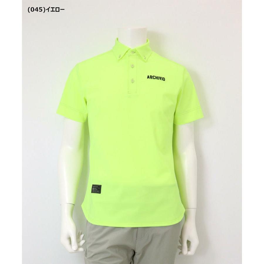 archivio（アルチビオ） 春夏 ゴルフ UV速乾刺繍ポロシャツ 半袖