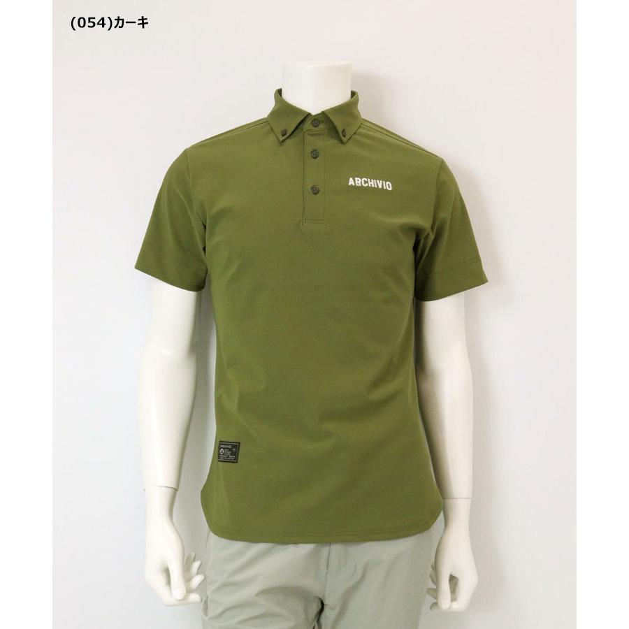 archivio（アルチビオ） 春夏 ゴルフ UV速乾刺繍ポロシャツ 半袖