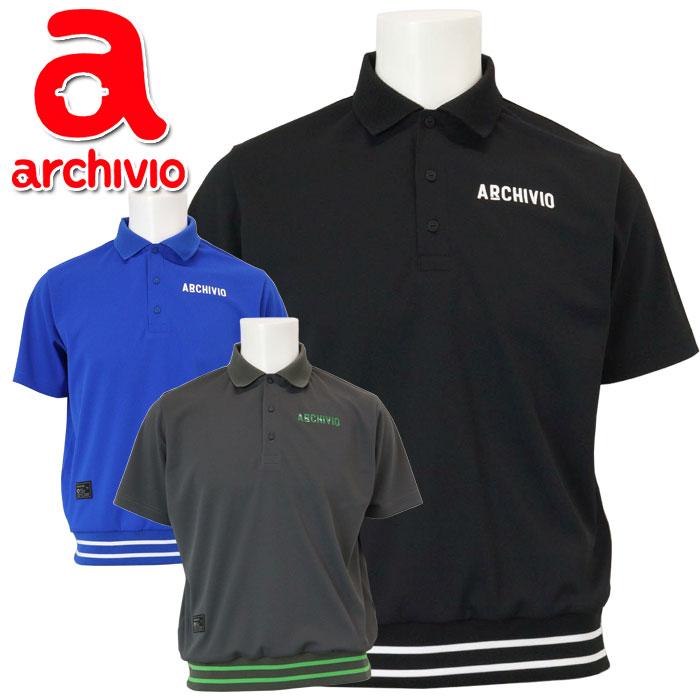 archivio（アルチビオ） 春夏 ゴルフ ダブルカノコポロシャツ 半袖
