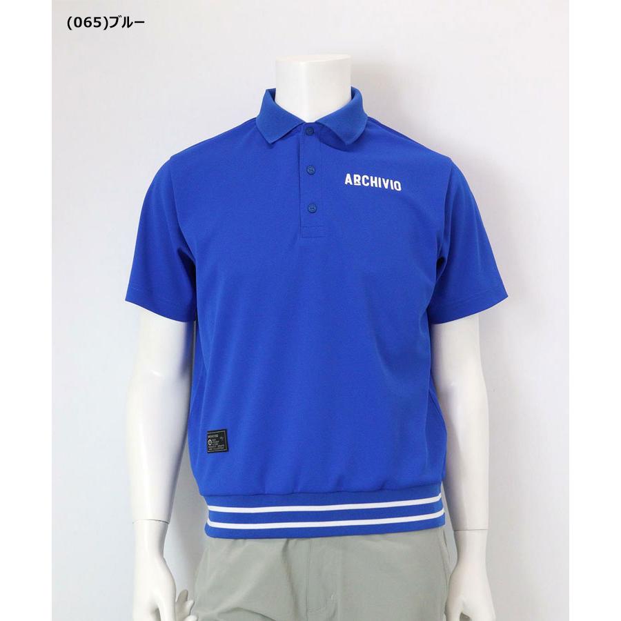 archivio（アルチビオ） 春夏 ゴルフ ダブルカノコポロシャツ 半袖