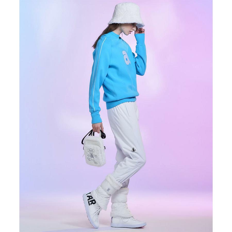 archivio（アルチビオ） ゴルフ フェイクファー刺繍ポシェット