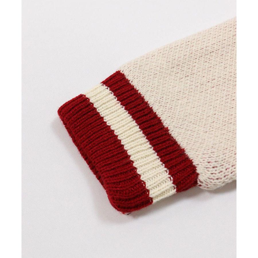 archivio（アルチビオ） ゴルフ アーガイル柄ニットブルゾン