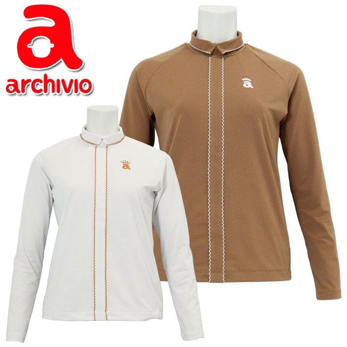 archivio アルチビオ ゴルフ スカラップステッチ UV速乾プルオーバー