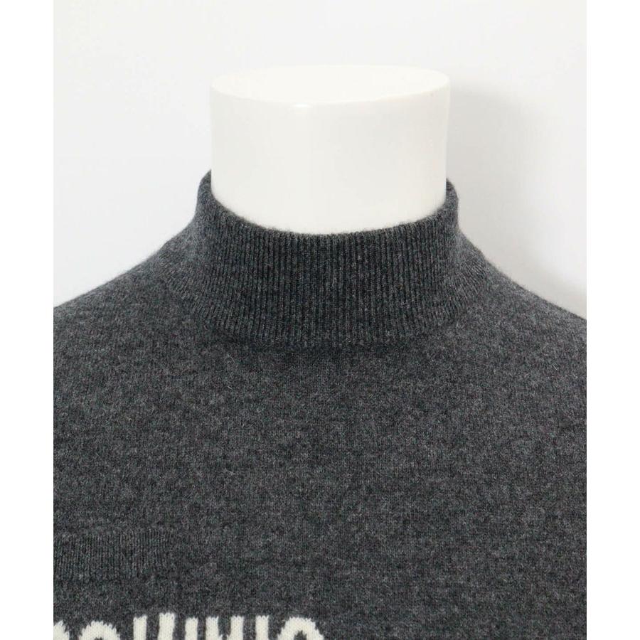 archivio（アルチビオ） ゴルフ カシミヤ100％ロゴポケットニット 長袖