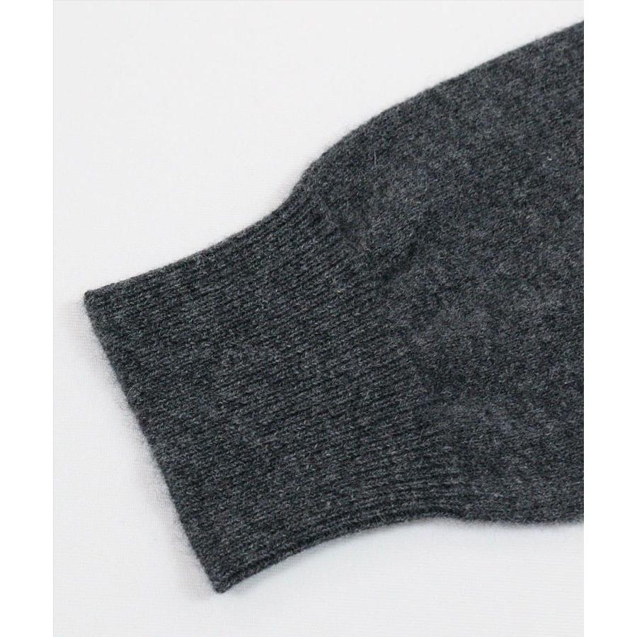 archivio アルチビオ ゴルフ カシミヤ100％ロゴポケットニット 長袖