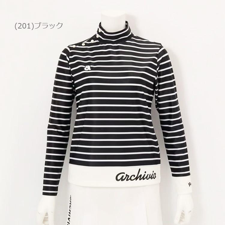 archivio（アルチビオ） マリン釦ボーダープルオーバー レディース
