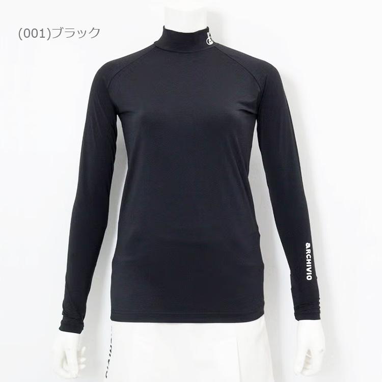 新品　2023　archivio/アルチビオ　UVカットインナー　ハイネック archivio（アルチビオ） ポイントロゴUV冷感ハイネックインナー