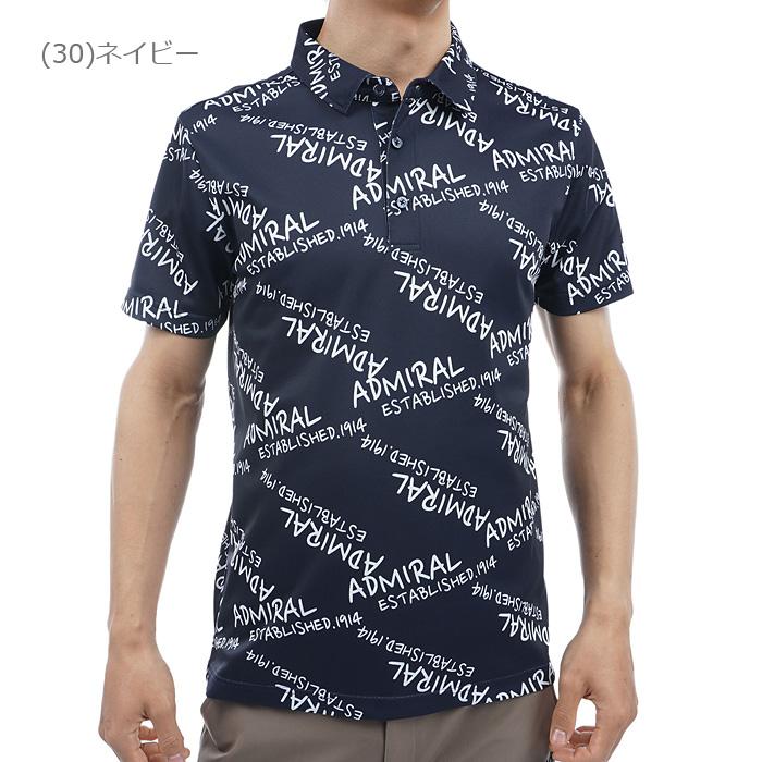 アドミラルゴルフ(Admiral GOLF)半袖シャツ 水色 M ADMA433 Admiral