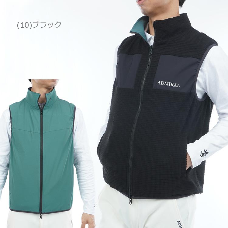 Admiral Golf（アドミラルゴルフ） リバーシブル ボアベスト メンズ
