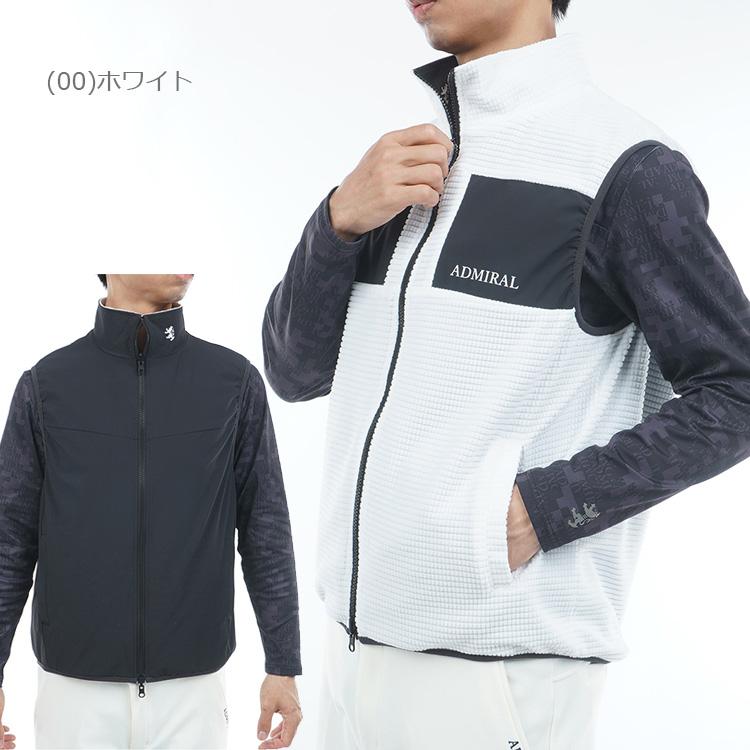 Admiral Golf（アドミラルゴルフ） リバーシブル ボアベスト メンズ