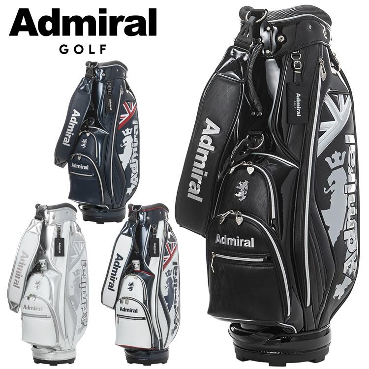 英国発祥✨Admiral キャディバッグ ユニオンジャック レザー×エナメル アドミラル ゴルフ キャディバッグ カートキャディバッグ