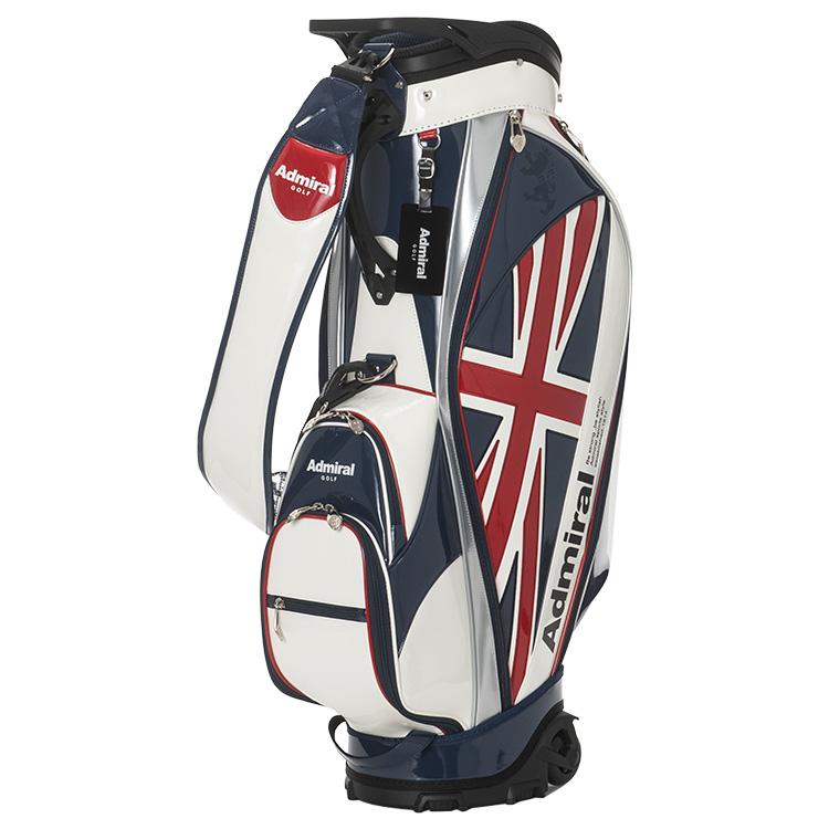 Admiral キャスター付き キャディバッグエナメル　ADMG5BC3 新品 Admiral Golf アドミラルゴルフ エナメル キャスター キャディ