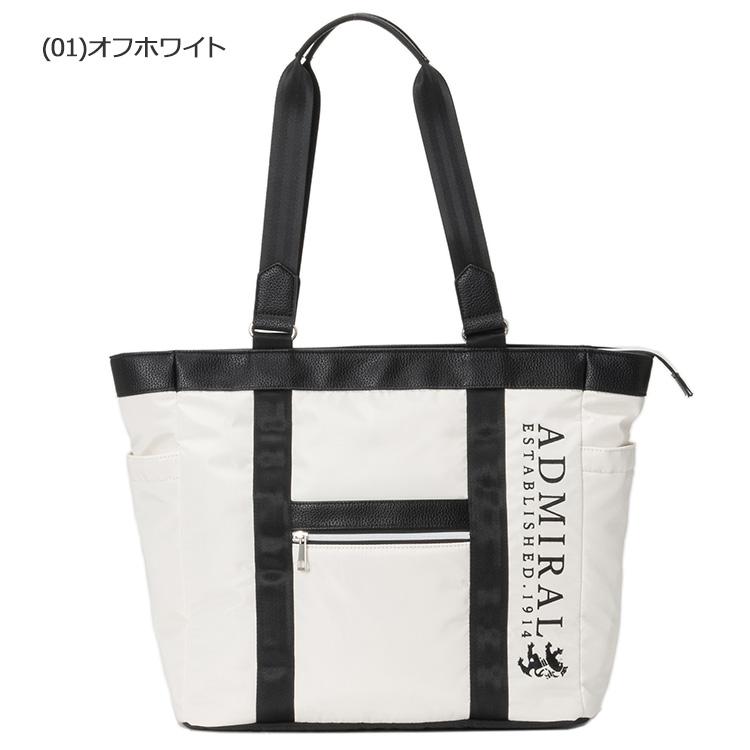 アドミラル ADMZ5BT7 ゴルフバッグ ホワイト/ブラック 新品 Admiral Golf（アドミラルゴルフ） タウンユース トートバッグ