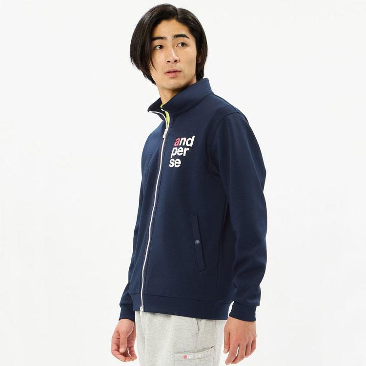 and per se（アンパスィ） ショットスムーザーフルジップスウェット