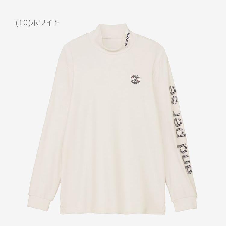 and per se（アンパスィ） マシュマロスムース ハイネックシャツ