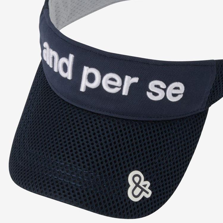 and per se（アンパスィ） ラッセルメッシュバイザー メンズ 2025春夏