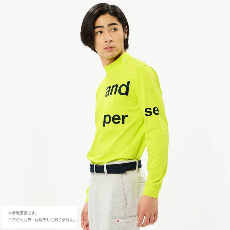 and per se（アンパスィ） リファインドライ長袖ハイネックシャツ