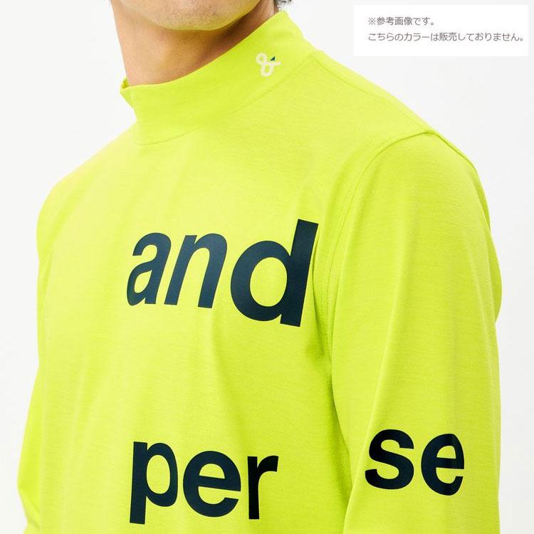 and per se（アンパスィ） リファインドライ長袖ハイネックシャツ