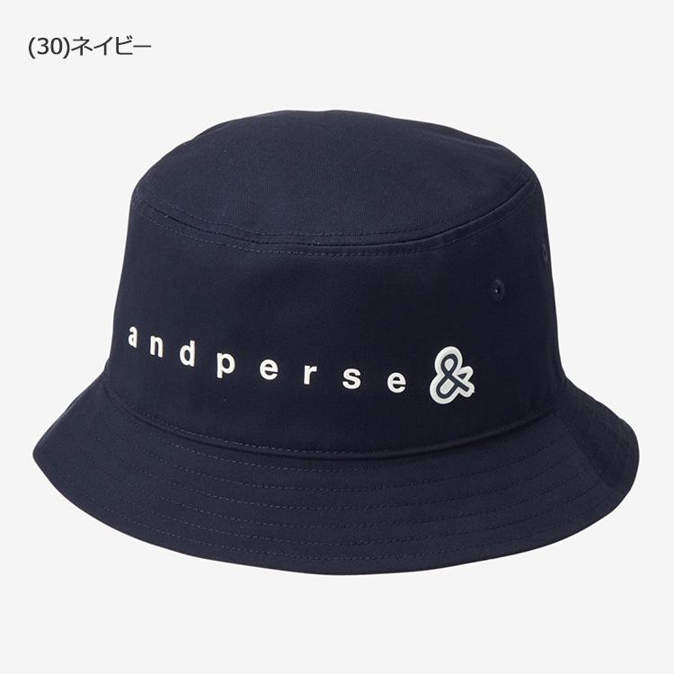 and per se（アンパスィ） ポリエステルツイル バケットハット メンズ