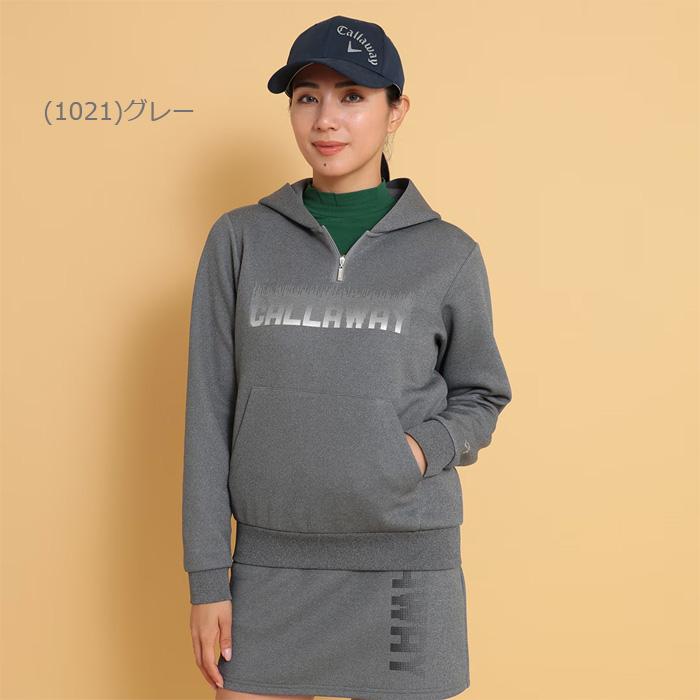 Callaway キャロウェイ メタリックロゴスウェットパーカー