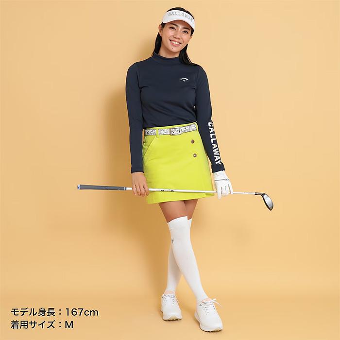 Callaway（キャロウェイ） メタリックロゴ長袖モックネックシャツ
